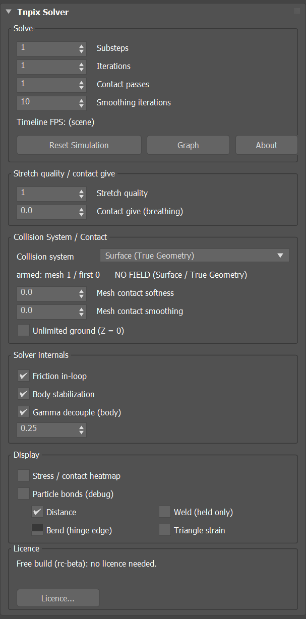 Tnpix Solver panel